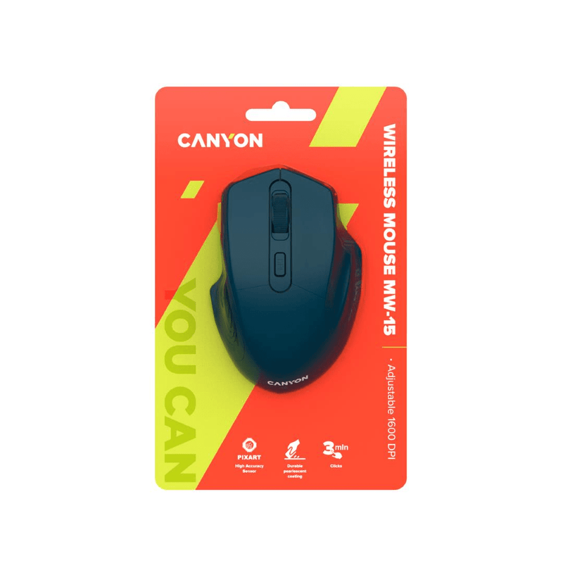 Canyon MW-15 Wireless Mouse - Blue CNE-CMSW15DB