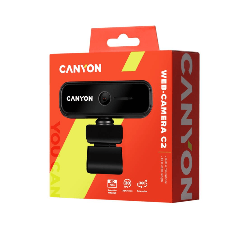 Canyon C2 720P HD Webcam CNE-HWC2