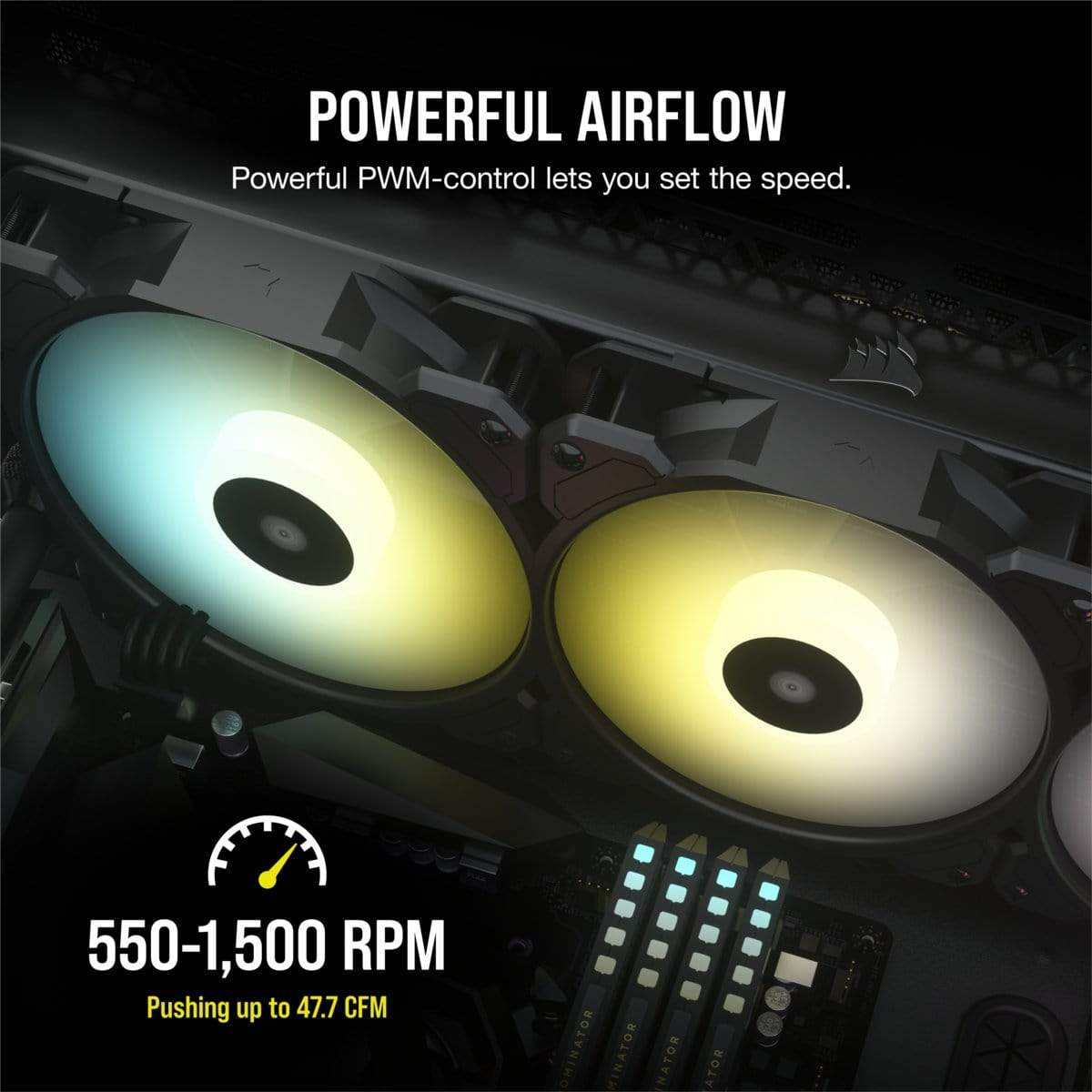 Corsair SP120 RGB ELITE Computer case Fan 12 cm Black 1 pc(s)