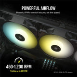 Corsair SP140 RGB ELITE Computer case Fan 14 cm Black 1 pc(s)