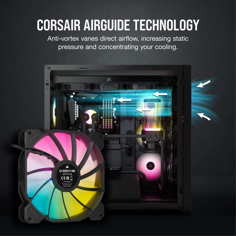 Corsair SP140 RGB ELITE Computer case Fan 14 cm Black 1 pc(s)