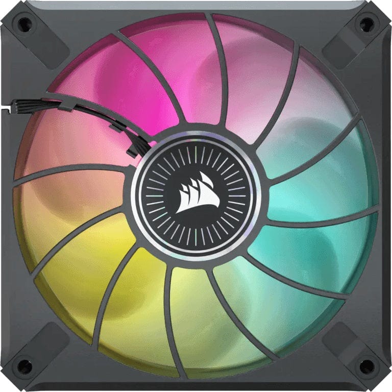 Corsair iCUE ML120 RGB ELITE Premium Computer Case Fan 120mm 3-pack Black CO-9050113-WW