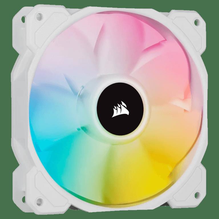 Corsair SP120 RGB ELITE Performance RGB Cooling Fan White Single-pack CO-9050136-WW