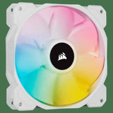 Corsair SP120 RGB ELITE Performance RGB Cooling Fan White Single-pack CO-9050136-WW