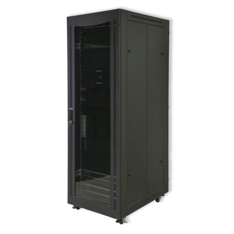 RCT 42U 1000MM Deep Perforated Metal Door Server/Networking Cabinet CP6042.PER.B
