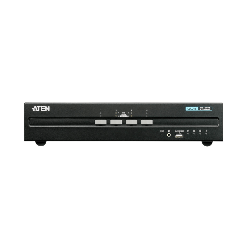 ATEN 4-port USB DisplayPort Dual-Display Secure KVM Switch CS1144DP