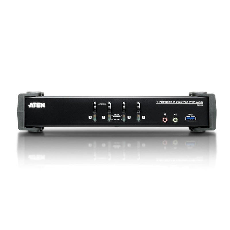 Aten 4-Port USB 3.0 4K DisplayPort KVMP Switch CS1924