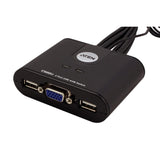 ATEN CS22U KVM Switch Black