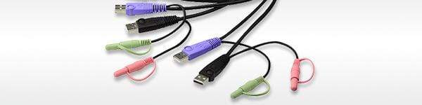 Aten CS692 KVM switch Black