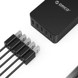 Orico 5 Port 40W Charge Desktop Charger Black CSE-5U-EU-BK-PRO