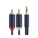 Cabletime CF17J 1.5m Professional Male to 2RCA Male Aux Cable CT-AV303-H12G-DB1.5