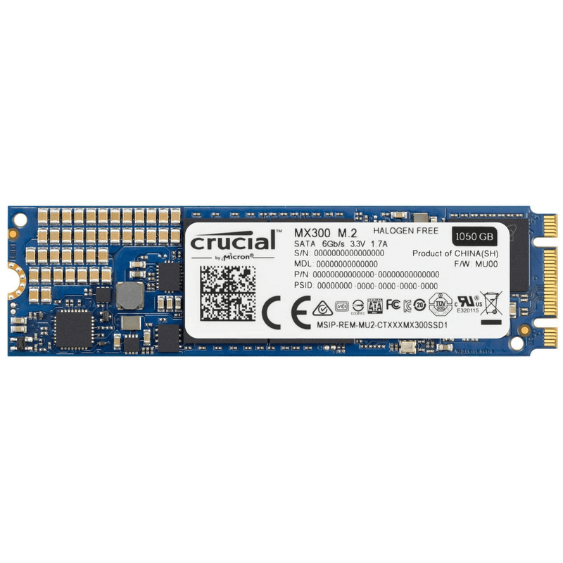 Crucial MX300 M.2 1050GB Serial ATA III Internal SSD CT1050MX300SSD4