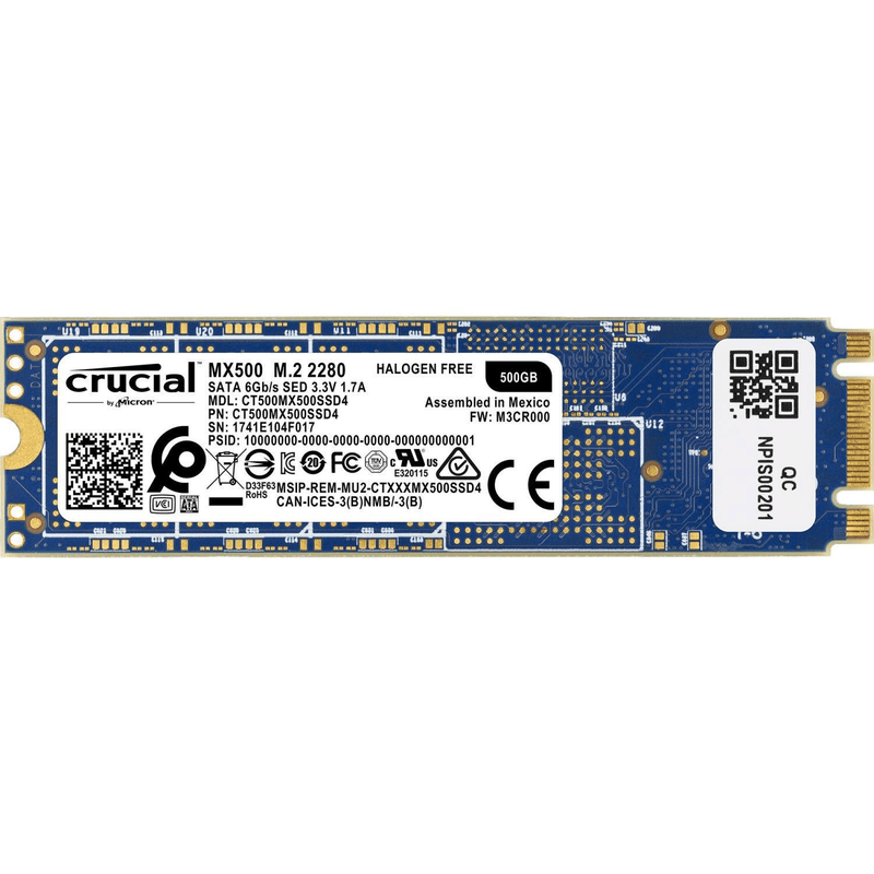 Crucial MX500 M.2 500GB Internal SSD CT500MX500SSD4
