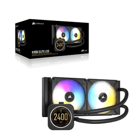 Corsair iCUE H100i Elite LCD Display 240mm Liquid CPU Cooler CW-9060061-WW