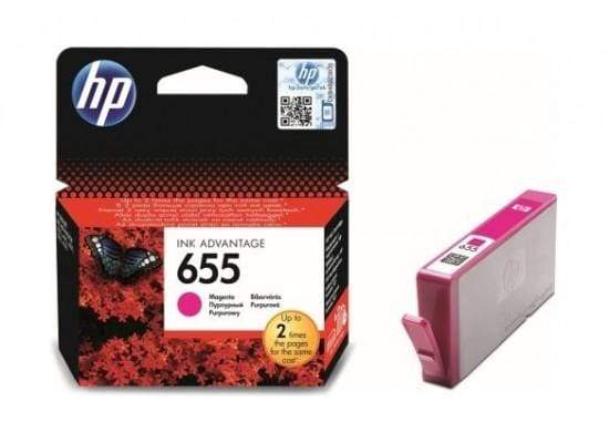 HP 655 Ink Advantage Magenta Printer Cartridge Original CZ111AE Single-pack