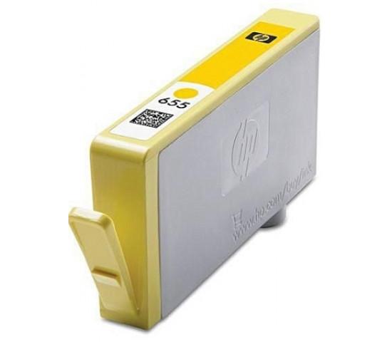 HP 655 Ink Advantage Yellow Printer Cartridge Original CZ112AE Single-pack