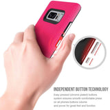 Tuff-Luv Dual layer Anti slip Case for Samsung Galaxy Note 8 Smartphone Pink D1_54