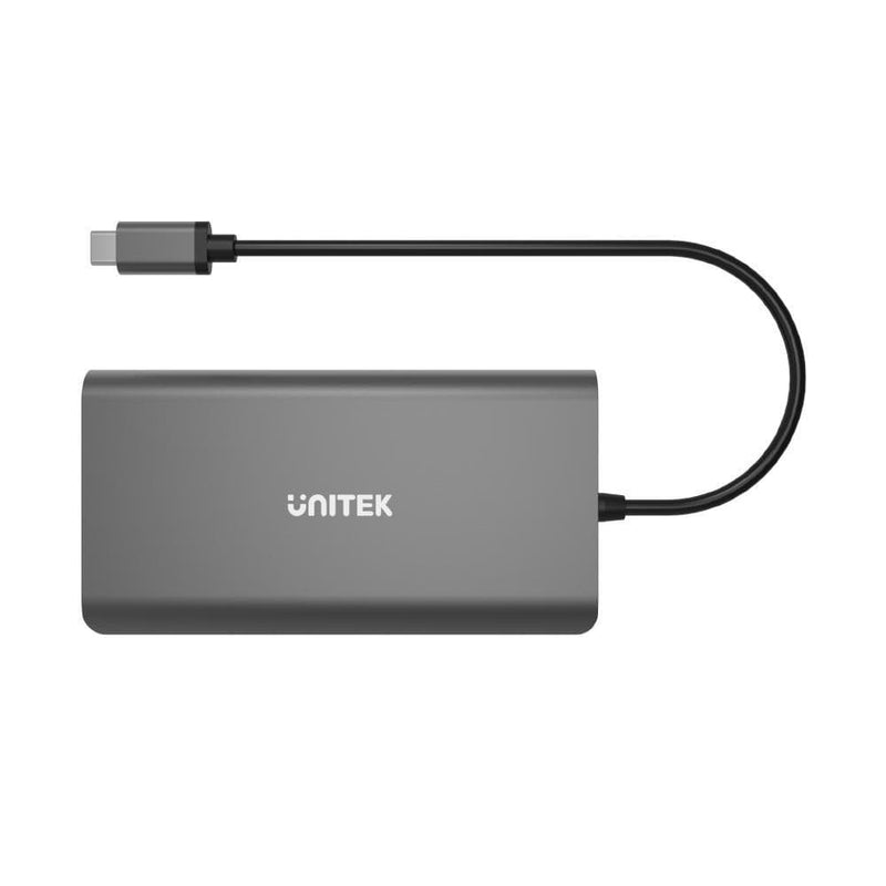 Unitek D1019A interface hub USB 3.2 Gen 1 (3.1 Gen 1) Type-C 5000 Mbit/s Gray