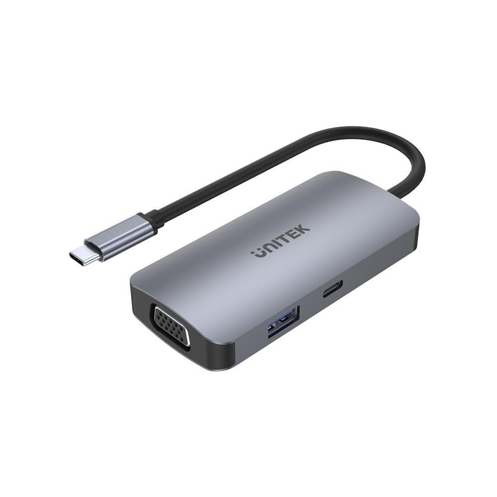 Unitek uHUB P5 Trio 5-in-1 USB-C Hub with MST Triple Monitor and 100W Power Delivery D1051A