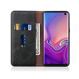 Tuff-Luv Premium Leather Case & Stand Samsung Galaxy S10 Plus Black D3_163