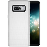 Tuff-Luv Dual layer Anti slip Case for Samsung Galaxy Note 8 Smartphone SIlver D3_71