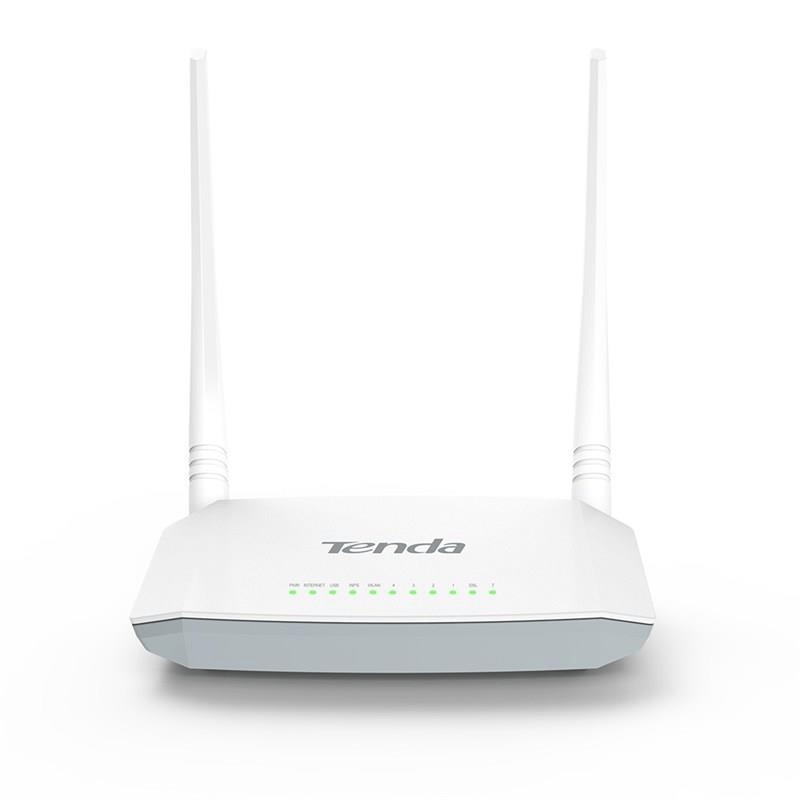 Tenda D301 V2.0 Wi-Fi 4 Wireless Router - Single-band 2.4GHz Fast Ethernet White