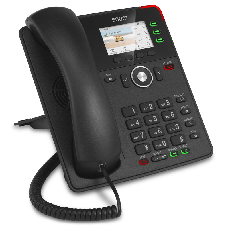 Snom D717 VoIP Phone 6-line Desktop SIP - No PSU Included Wide Colour TFT Display USB