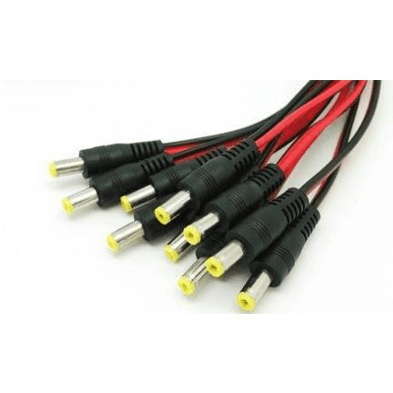 Syntech 30cm Pigtail Male Plug With Block 10-pack DC-PIGTAIL