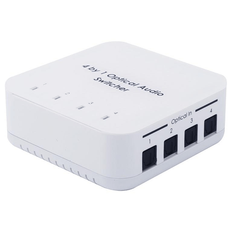 Cypress 4x1 Toslink Optical Audio Switch DCT-17