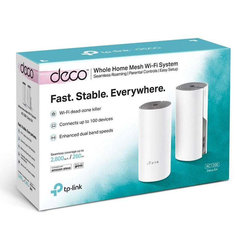 TP-Link AC1200 Deco Whole Home Mesh Wi-Fi System DECO E4(2-PACK)