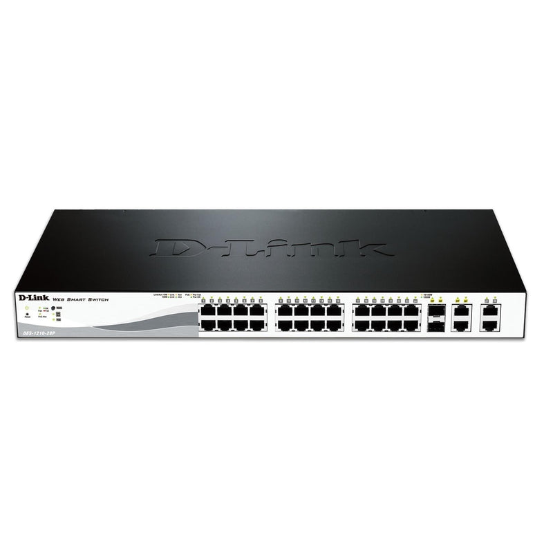 D-Link 28-Port PoE Web Smart Switch DES-1210-28P