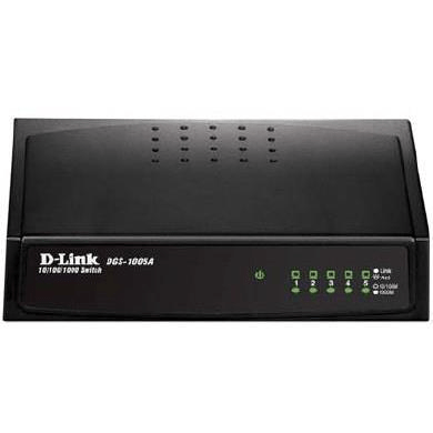 D-Link DGS-1005A Unmanaged Switch Black 5-port Gigabit