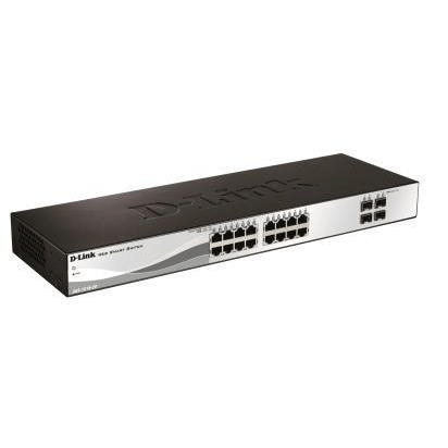 D-Link DGS-1210-20 16-port and 4-port SFP Gigabit Web Smart Switch