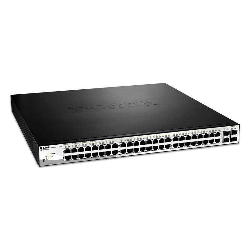 D-Link DGS-1210-52MP 52-port Gigabit Managed Switch L2 Gigabit Ethernet PoE 1U Black