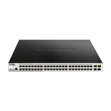 D-Link DGS-1210 48-port PoE Gigabit Metro Switch with 4x SFP ports DGS-1210-52MPP