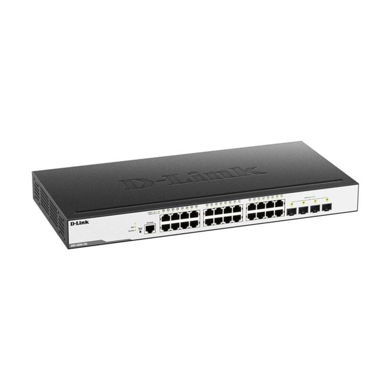 D-Link 24-port Gigabit Managed Switch with 4-port SFP DGS-3000-28L