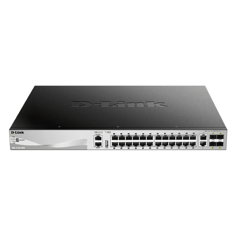 D-Link 24 10 100 Stackable Managed Switch L3 DGS-3130-30PS