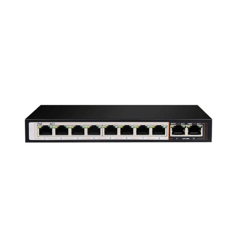 D-Link 8-port Gigabit PoE Switch with 2x Uplink Ports DGS-F1010P-E/E