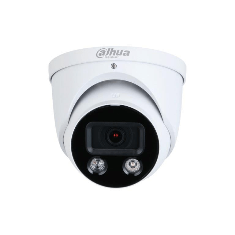 Dahua WizSense HDW3549H 5MP 2.8mm Smart Dual Illumination Active Deterrence Fixed-Focal WizSense Eyeball Dome Network Camera DH-IPC-HDW3549HP-AS-PV-0280B