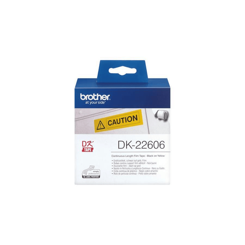 Brother Yellow Continuous Film Tape DK-22606