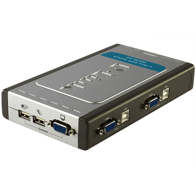 D-Link DKVM-4U KVM Switch Grey,Silver