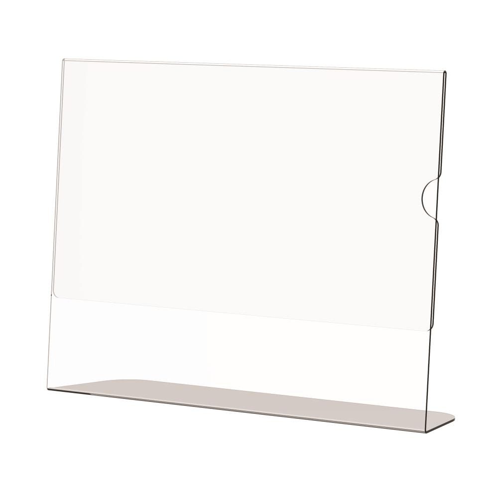 Parrot Acrylic Menu Holder - Single Sided - A4 Landscape - Box 5