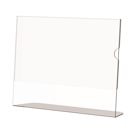 Parrot Acrylic Menu Holder - Single Sided - A4 Landscape - Box 5