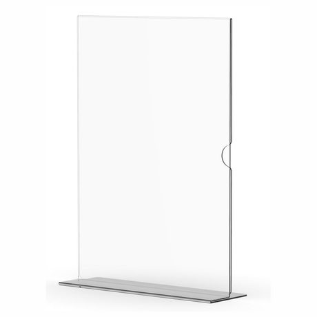 Parrot Menu Holder Acrylic Double Sided - A4 Portrait - Box 5