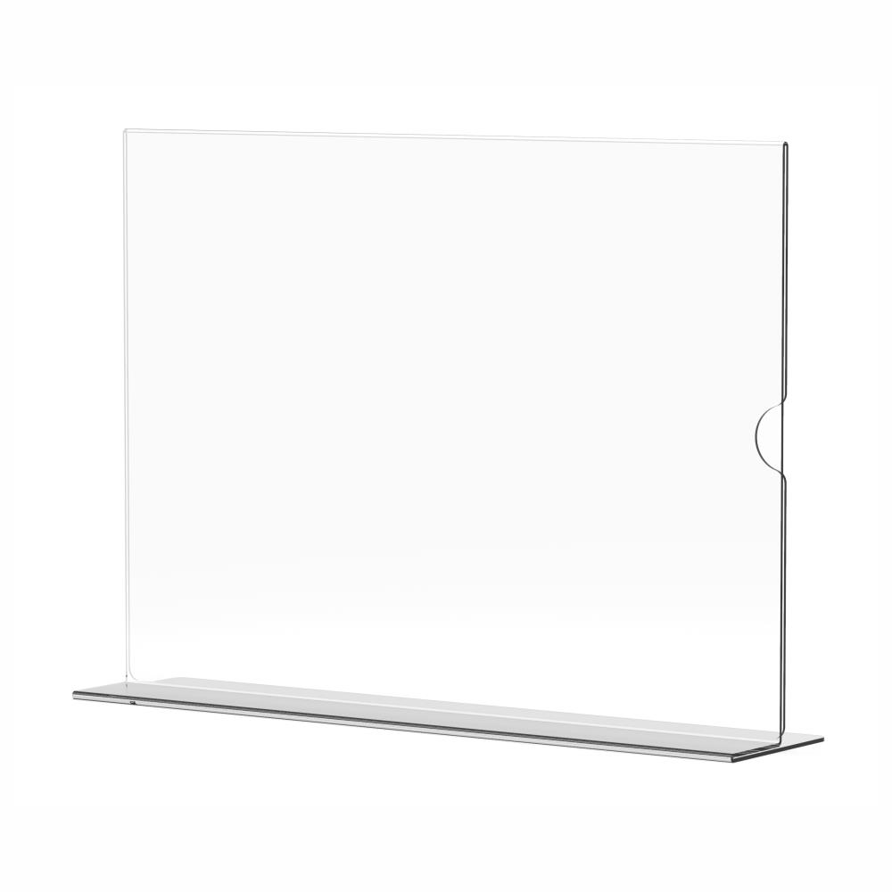 Parrot Menu Holder Acrylic Double Sided - A5 Landscape - Box 5