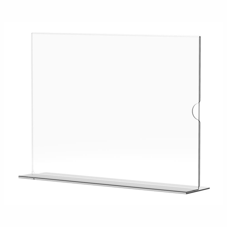 Parrot Menu Holder Acrylic Double Sided - A5 Landscape - Box 5