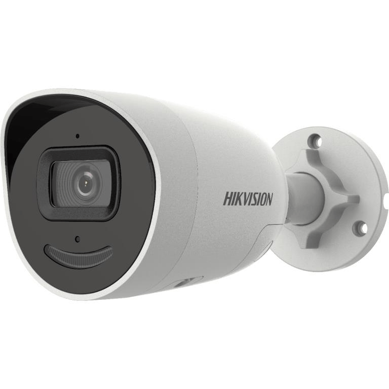 Hikvision 4MP 2.8mm AcuSense Strobe Light and Audible Warning Fixed Bullet Network Camera DS-2CD2046G2-IU/SL