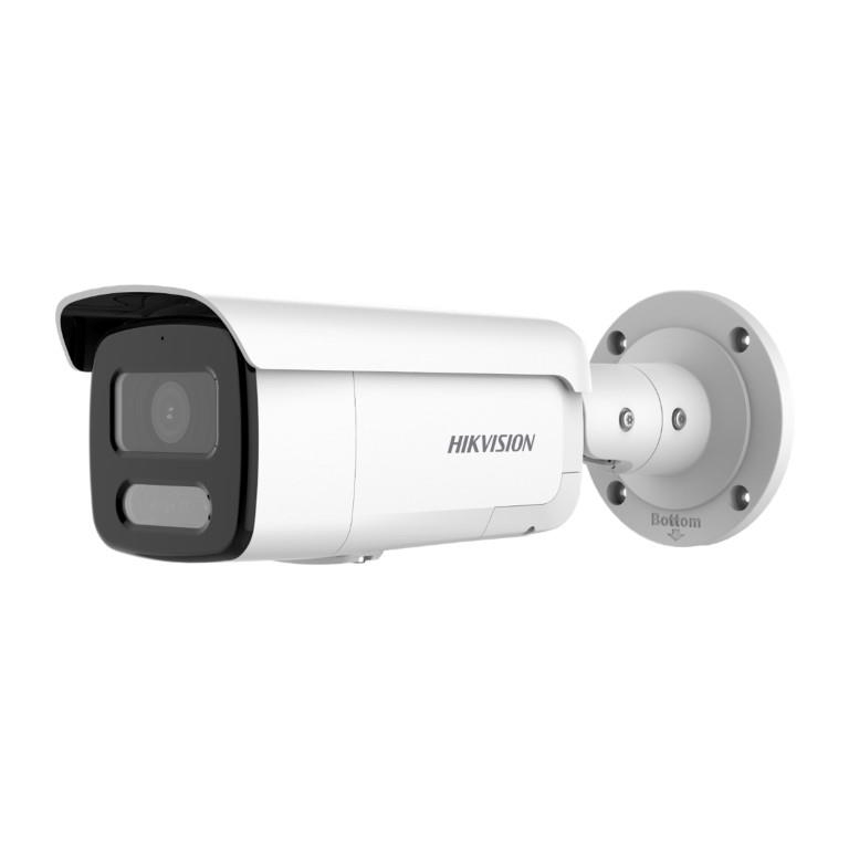 Hikvision 2MP 6mm AcuSense Strobe Light and Audible Warning Fixed Bullet Network Camera Powered by DarkFighter DS-2CD2T26G2-ISU/SL6MM