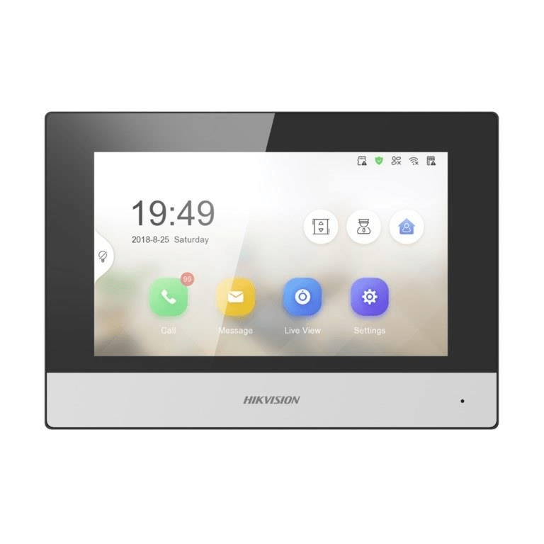 Hikvision KH6 Series 7-inch Colorful TFT Touchscreen IP-Based Indoor Station DS-KH6320-WTE1
