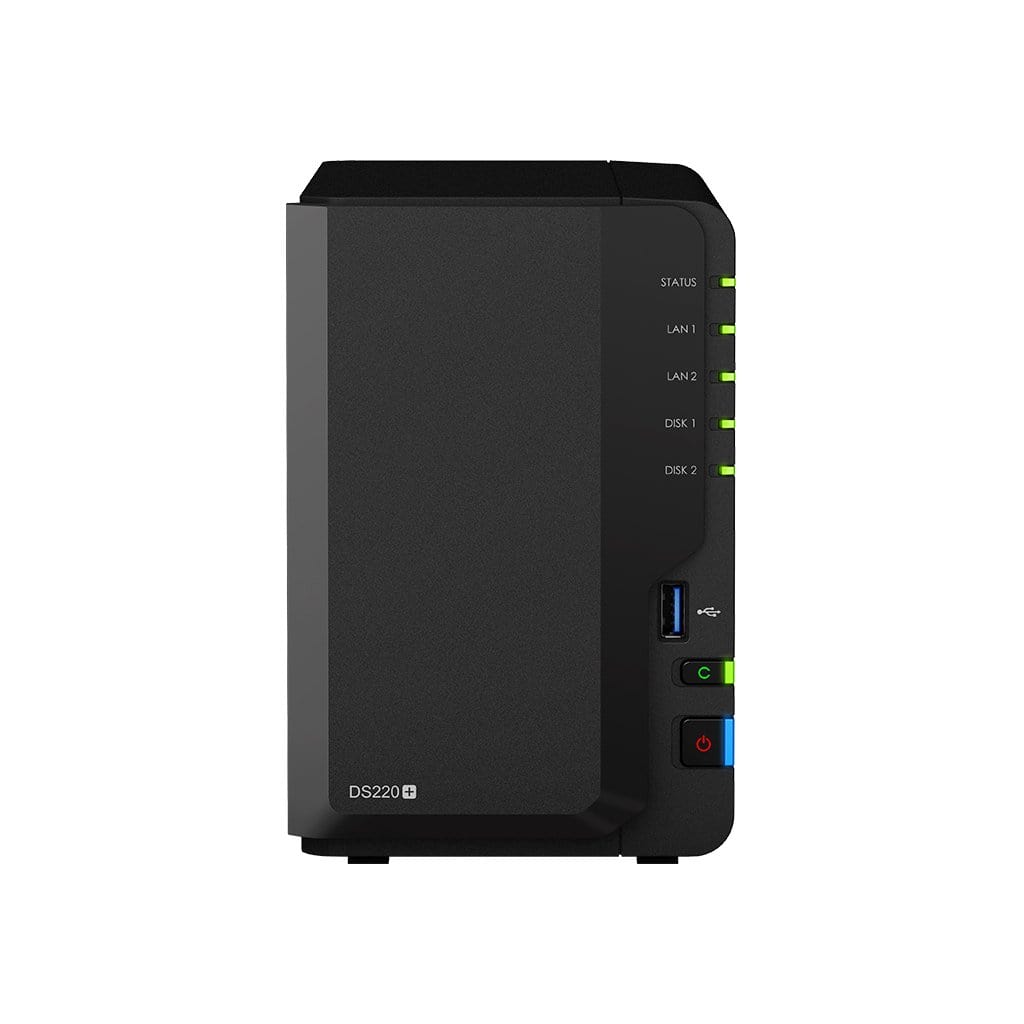 Synology DiskStation DS220+ NAS/storage Server J4025 Ethernet LAN Compact Black